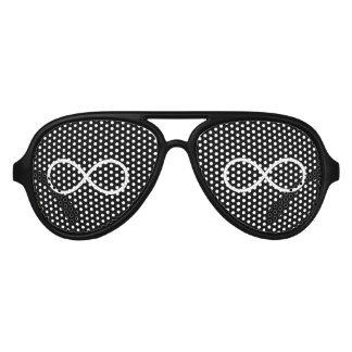 Lunettes De Fête Aviateur Symbole d'infini
