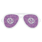 Lunettes De Fête Aviateur Symbole Zodiaque du cancer moderne sur Camo numéri (Devant)