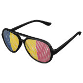Lunettes De Fête Aviateur Tchad (Angle)