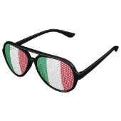 Lunettes De Fête Aviateur Tons fête de la fierté italienne | Drapeau de l'It (Angle)