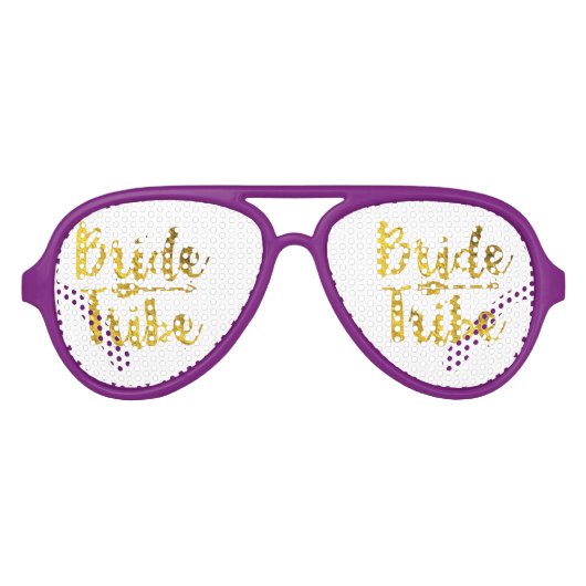 Lunettes De Fête Aviateur Tribe de mariée (Devant)