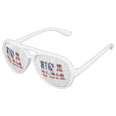 LUNETTES DE FÊTE AVIATEUR USA (Angle)