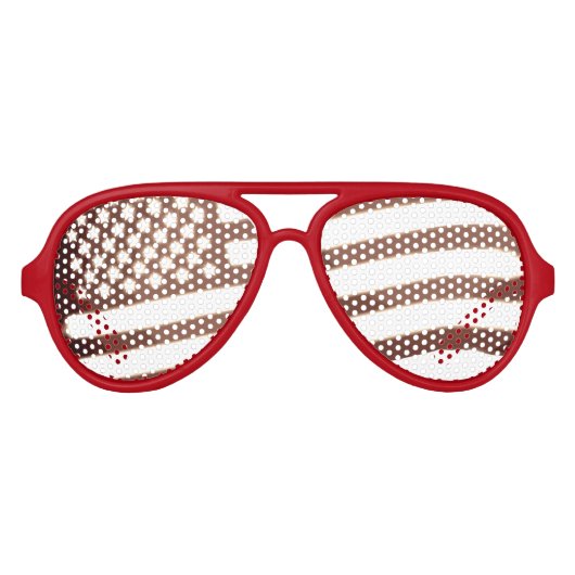 LUNETTES DE FÊTE AVIATEUR USA (Devant)