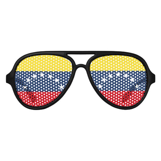 Lunettes De Fête Aviateur Venezuela (Devant)