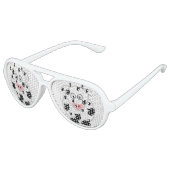 Lunettes De Fête Aviateur Vêtements de fête de vache (Angle)