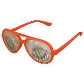 Lunettes De Fête Aviateur Yeux de chat-Orange (Angle)