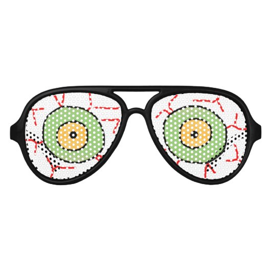 Lunettes De Fête Aviateur Zombie Eyes (Devant)