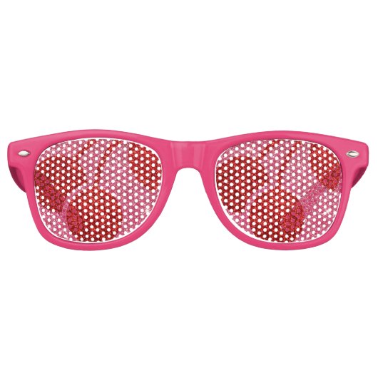 Lunettes de fête de cerise rétro (Devant)