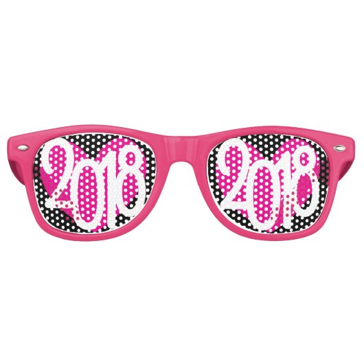 Lunettes de fête de l'amour du Nouvel An 2018 (Devant)