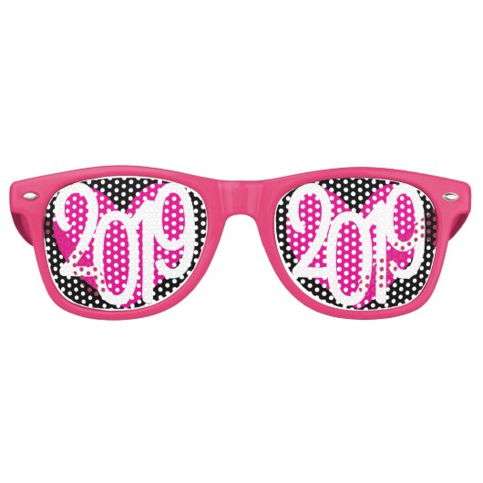 Lunettes de fête de l'amour du Nouvel An 2019 (Devant)