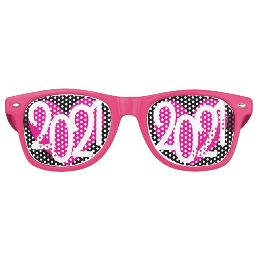 Lunettes de fête de l'amour du Nouvel An 2021 (Devant)