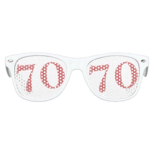 Lunettes De Fête Enfant 70 ans (Devant)