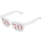 Lunettes De Fête Enfant 70 ans (Angle)