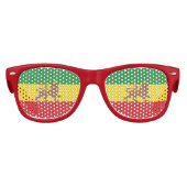 Lunettes De Fête Enfant Ancien drapeau éthiopien (Devant)