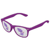 Lunettes De Fête Enfant Caricature de dragon violet (Angle)