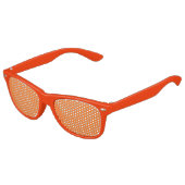 Lunettes De Fête Enfant Citrouille Orange Kids Retro Party Shades (Angle)