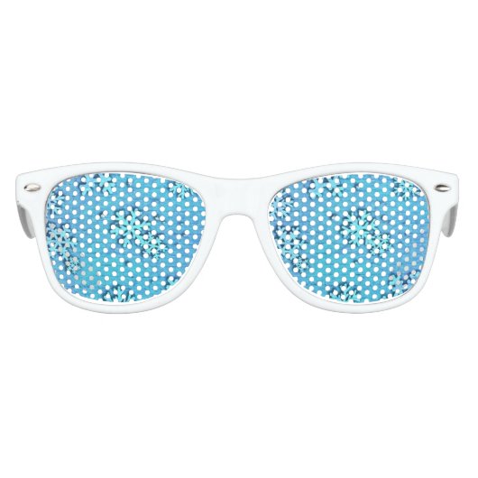 Lunettes De Fête Enfant Conception de flocon de neige (Devant)