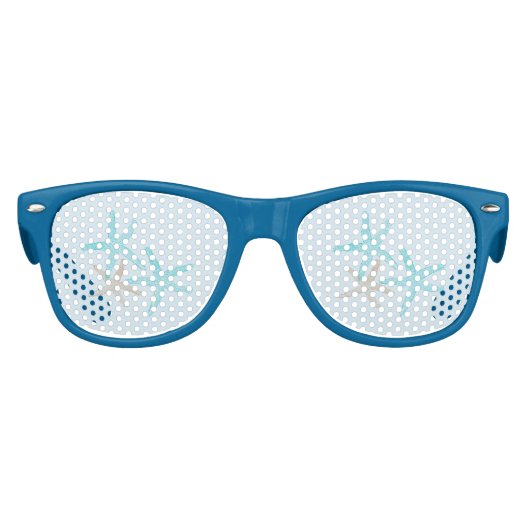 Lunettes De Fête Enfant Cool tendance Blue Sea Star (Devant)