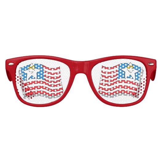 Lunettes De Fête Enfant Drapeau américain (Devant)
