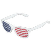 Lunettes De Fête Enfant Drapeau américain (Angle)