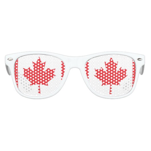 Lunettes De Fête Enfant Drapeau du Canada (Devant)