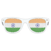 Lunettes De Fête Enfant Drapeau indien (Devant)