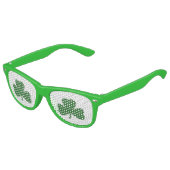 Lunettes De Fête Enfant Fête de la St Patrick Shamrock verte (Angle)