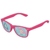 Lunettes De Fête Enfant Fille Sirène fête d'anniversaire Personnalisée (Angle)