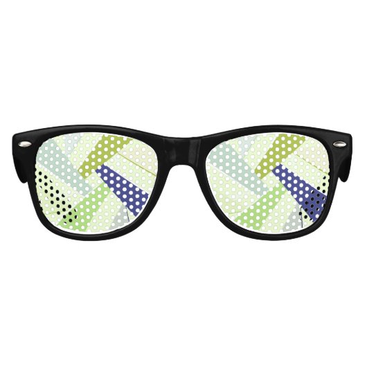 Lunettes De Fête Enfant Forme géométrique Abstraite 4 (Devant)