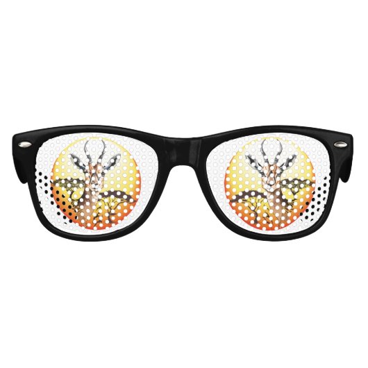 Lunettes De Fête Enfant Gazelle Antelope africaine animal sauvage (Devant)