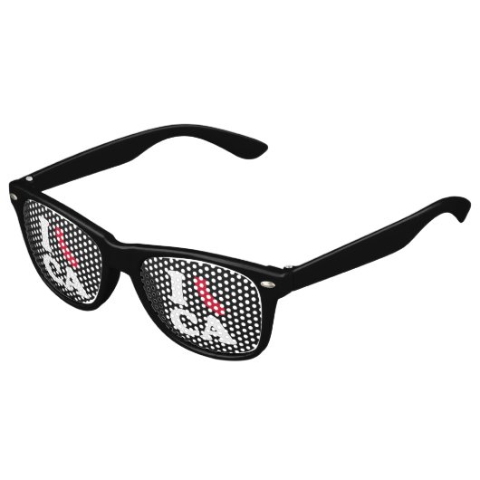 Lunettes De Fête Enfant I LOVE CALIFORNIA - CLASSIC - Carte Design -.png (Angle)