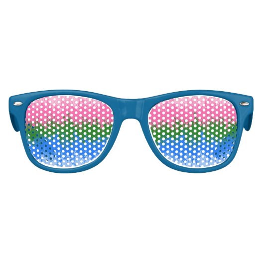 Lunettes De Fête Enfant Indicateur Abstrait Omniromantic Pride (Devant)