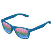 Lunettes De Fête Enfant Indicateur Abstrait Omniromantic Pride (Angle)
