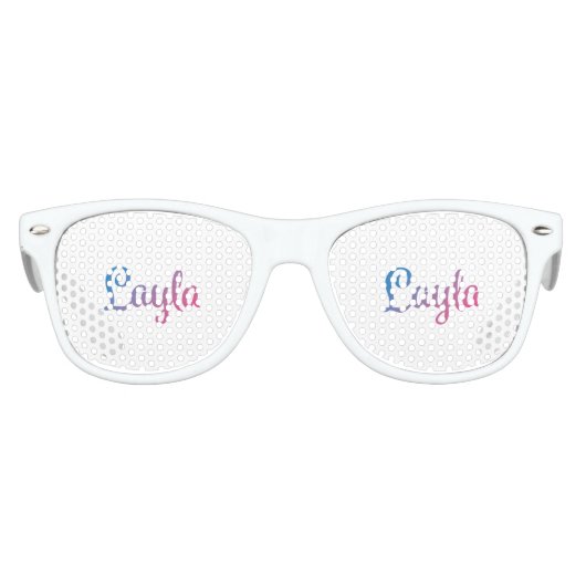 Lunettes De Fête Enfant Layla élégant Cursive (Devant)