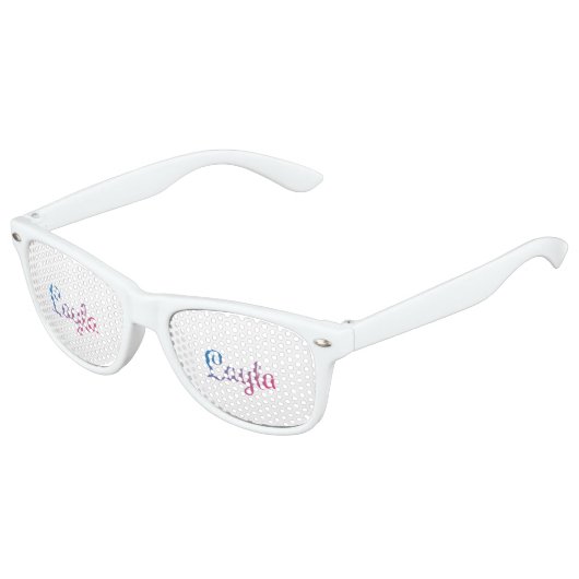 Lunettes De Fête Enfant Layla élégant Cursive (Angle)
