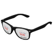 LUNETTES DE FÊTE ENFANT MARQUE BLANCHE MODERNE ET PERSONNALISABLE VÉRIFIÉE (Angle)