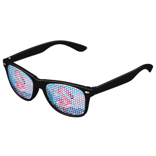 Lunettes De Fête Enfant Peinture Flamant rose (Angle)