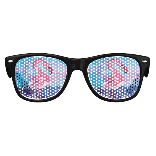 Lunettes De Fête Enfant Peinture Flamant rose (Devant)
