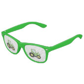 Lunettes De Fête Enfant tracteur pour jouets verts (Angle)