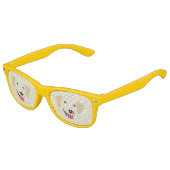 Lunettes De Fête Enfant Visage du laboratoire jaune (Angle)