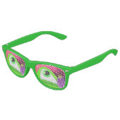 Lunettes De Fête Enfant Yeux de grenouille verte (Angle)
