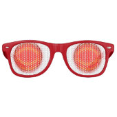 Lunettes de fête - Orbes rouges (Devant)
