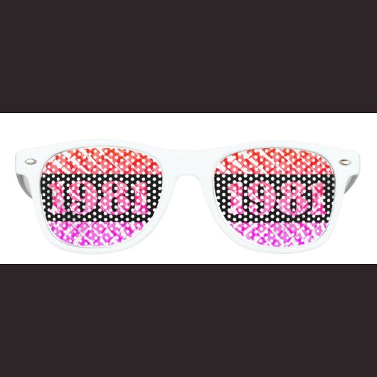 LUNETTES DE FÊTE RETRO 1981