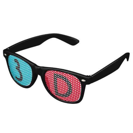 LUNETTES DE FÊTE RETRO 3Dメガネ風 (Angulaire)