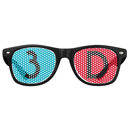 LUNETTES DE FÊTE RETRO 3Dメガネ風 (Devant)