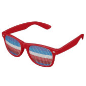 Lunettes De Fête Retro 4 juillet Multicolor Rétro (Angulaire)