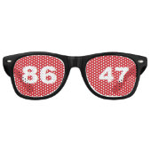 LUNETTES DE FÊTE RETRO 86  47 (Devant)