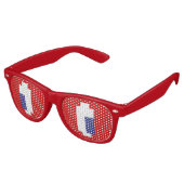 Lunettes De Fête Retro 8 bits Pixel Manga Eyes (Angulaire)