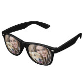 Lunettes De Fête Retro Add Golden Retriever Photo Personalize (Angulaire)