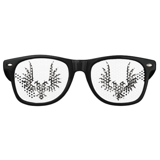 Lunettes De Fête Retro Aigle à deux têtes (Devant)